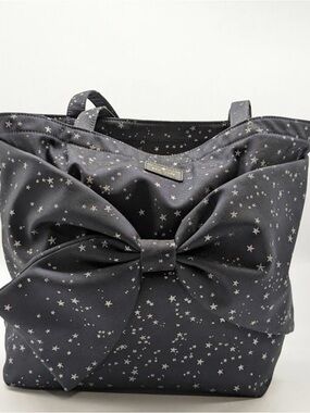 Kate Spade New York LE "On Purpose" Midnight Stars Bow Tote